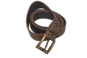 MET LEDEREN RIEM: JA