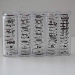 MET MUNTHOUDER : JA transparant met schaalverdeling